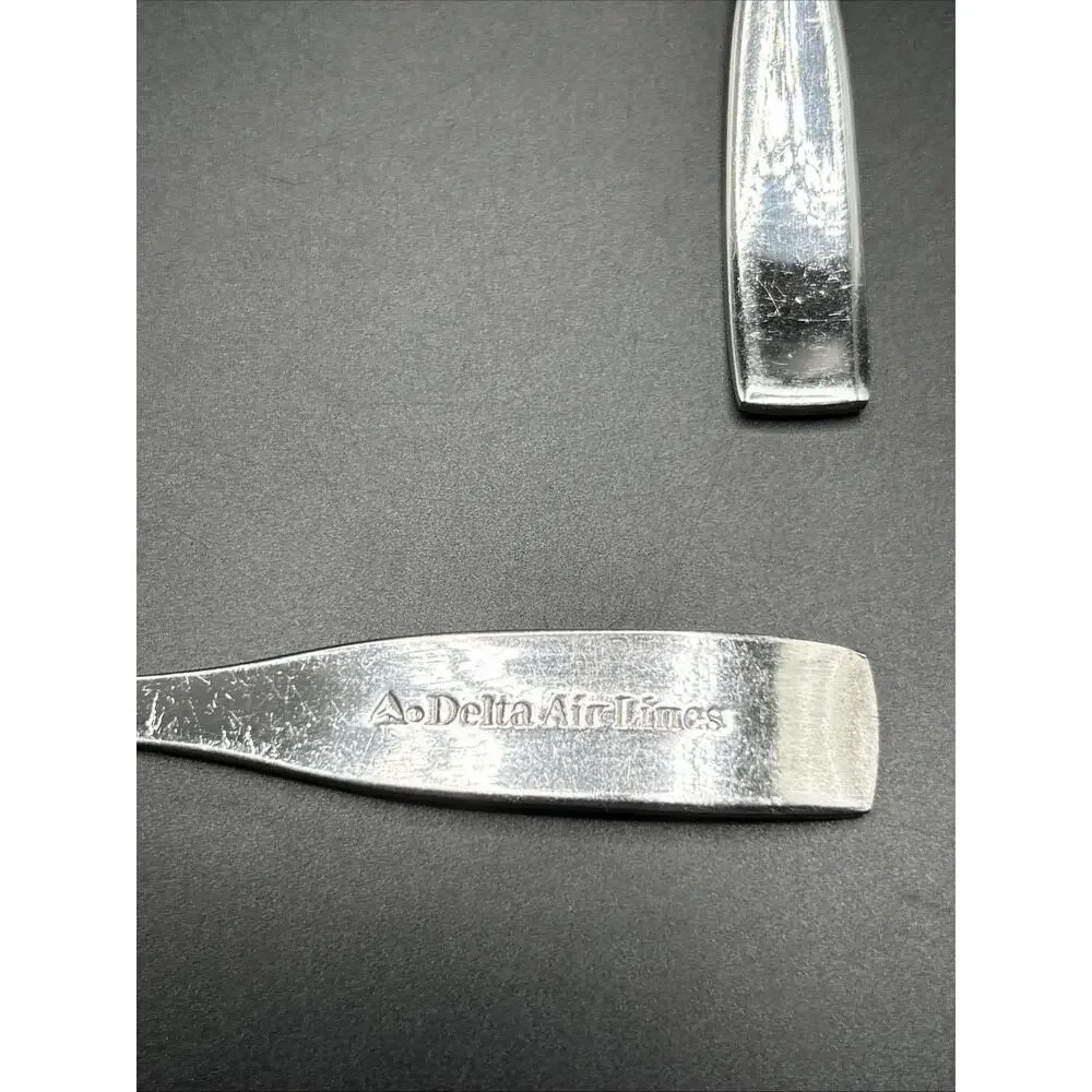 Delta Airlines Stainless Flatware 1 Place Setting 4 Pieces By ABCO